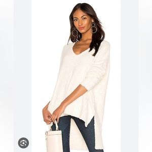 Mumu coconut fuzzy hug me sweater